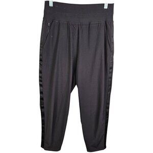 Athleta Nolita Slim Tapered Crop Pant Size 6 Brown Travel Athletic Athleisure